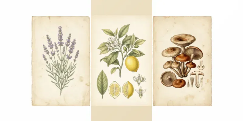 Vintage Botanical Print Studios generated by undefined