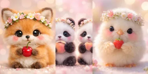 Enchanted Mini Fluff Friends generated by chatgpt-image