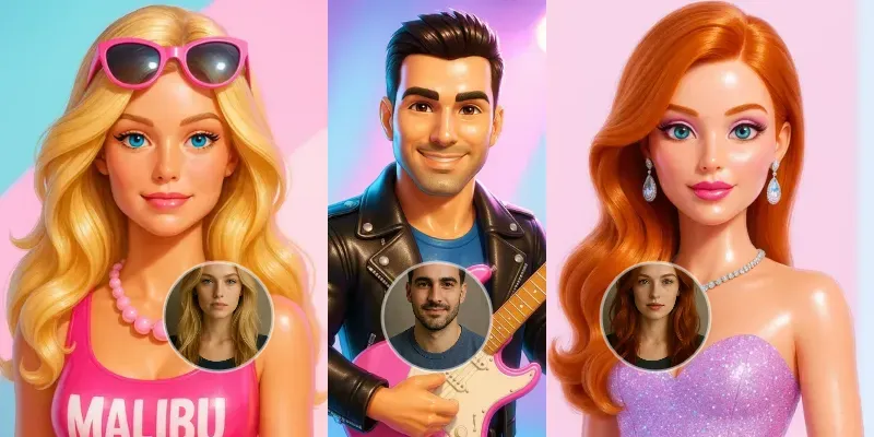 Barbie Ken Style Portrait Transformer generated by undefined