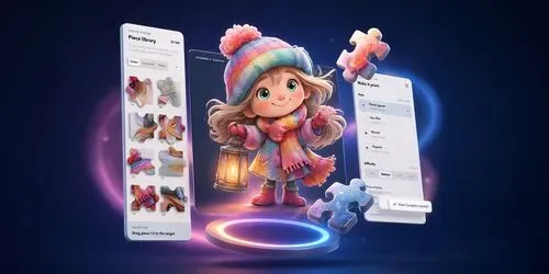 3D Photo Puzzle Studio Web Apps generated by codex