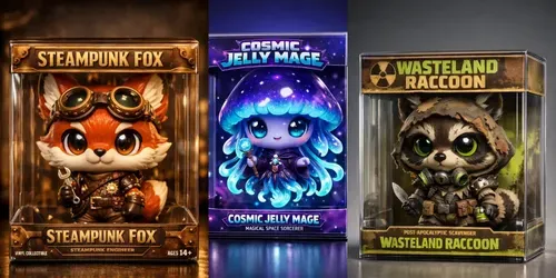 Designer Vinyl Toy Box Generator generated by chatgpt-image