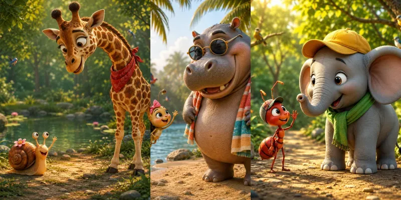 Unlikely Forest Friends generated by undefined