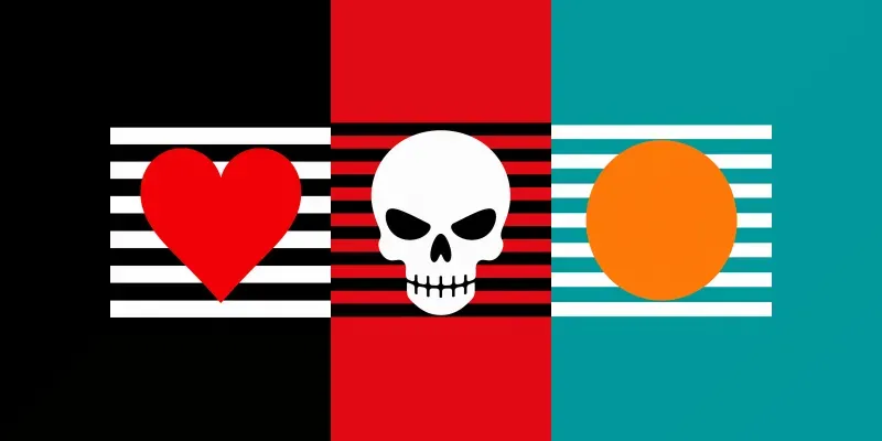 Bold Flat Stripe Graphic Designs