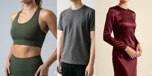Cropped Model Apparel Mockups generated by gemini-image