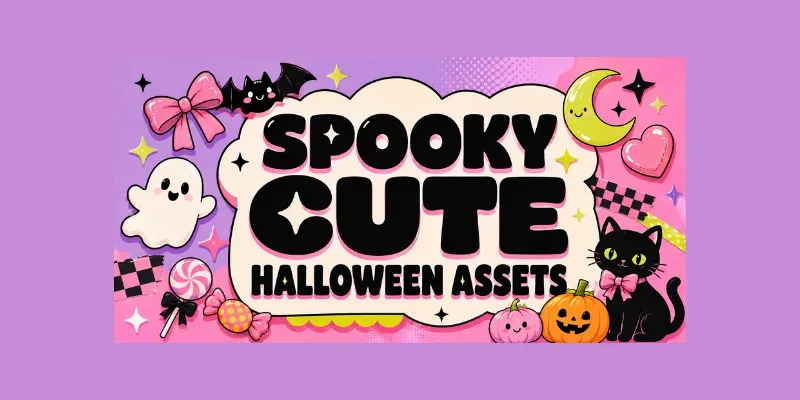 Spooky Cute Halloween Assets generated by undefined