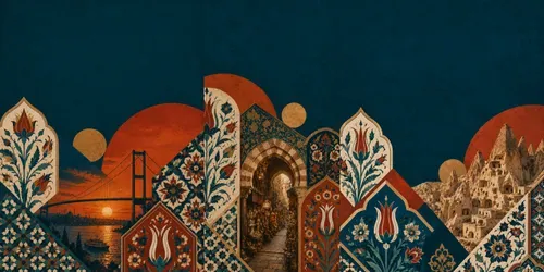 Ottoman Heritage Editorial Poster Art generated by chatgpt-image