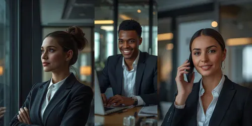 Professional Corporate People Portraits generated by leonardo