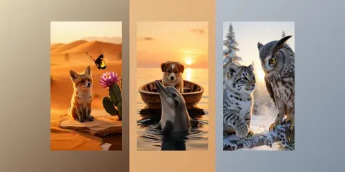 Epic Cinematic Animal Encounters generated by grok-video