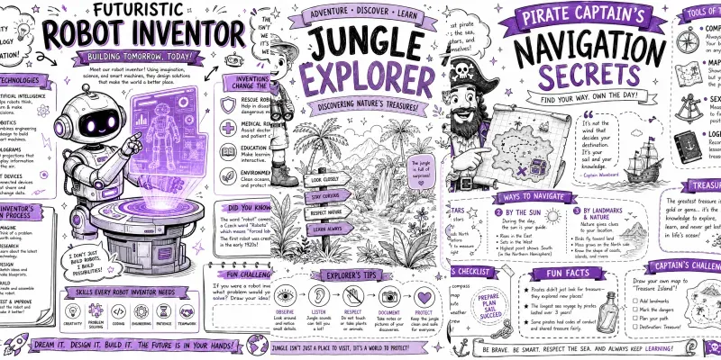 Handdrawn Educational Infographics generated by undefined