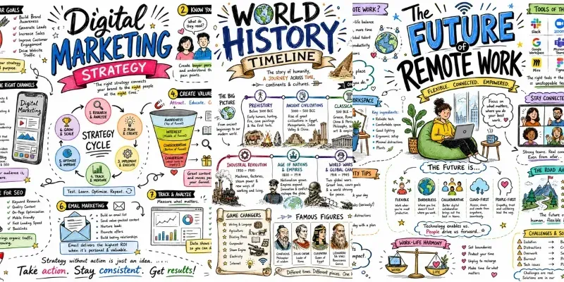 Hand Drawn Sketchnotes generated by undefined