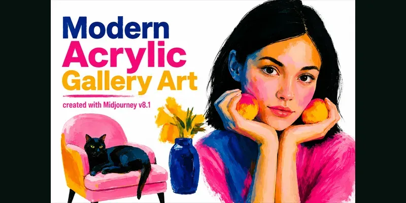Modern Acrylic Gallery Art generated by undefined
