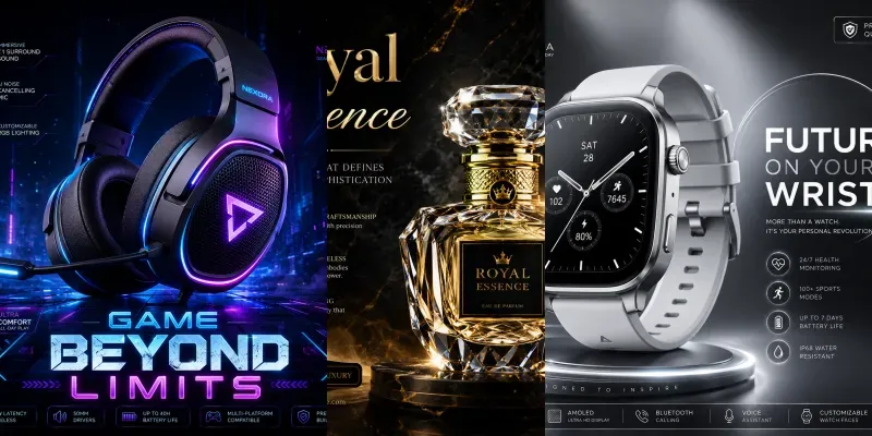 Luxury Social Media Product Ads generated by undefined