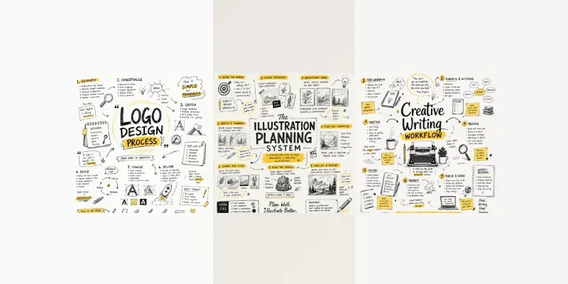 Handdrawn Creative Typography Notes generated by undefined