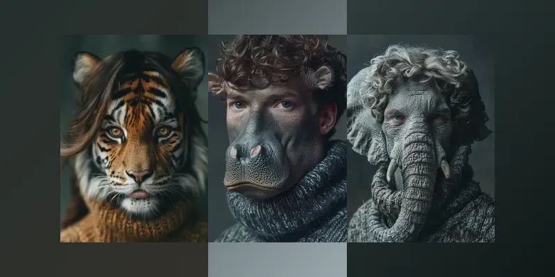 People With Animal Faces generated by undefined