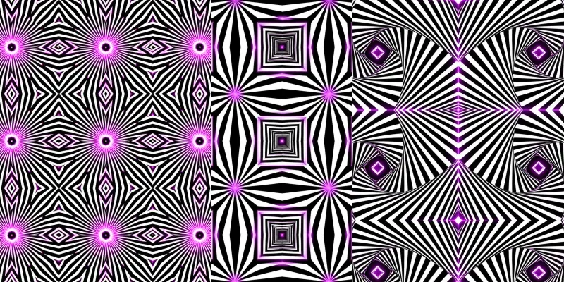 Hypnotic Op Art Illusions generated by undefined