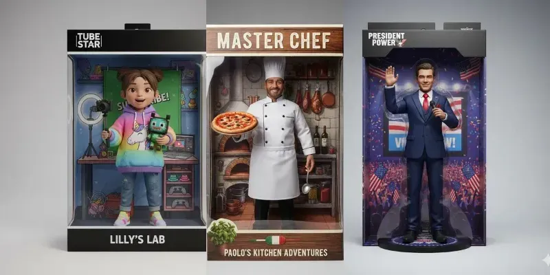 3D Boxed Action Figure Creators generated by undefined