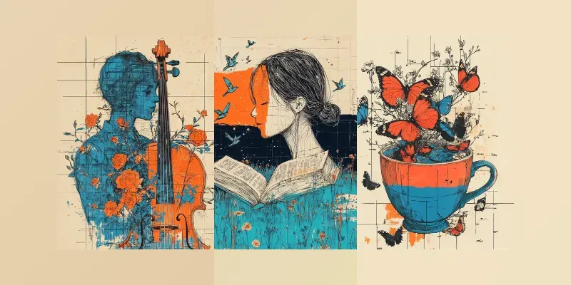 Fantastical Drawing Compositions generated by undefined