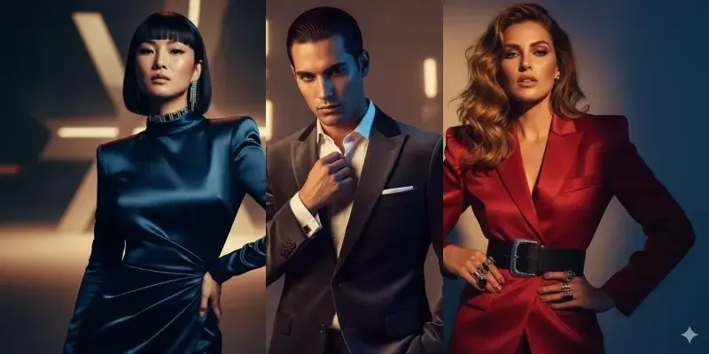 Premium Luxury Fashion Model Photos generated by undefined