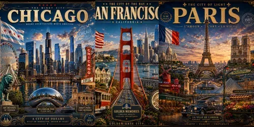 Patriotic Landmark Collage Generator generated by chatgpt-image