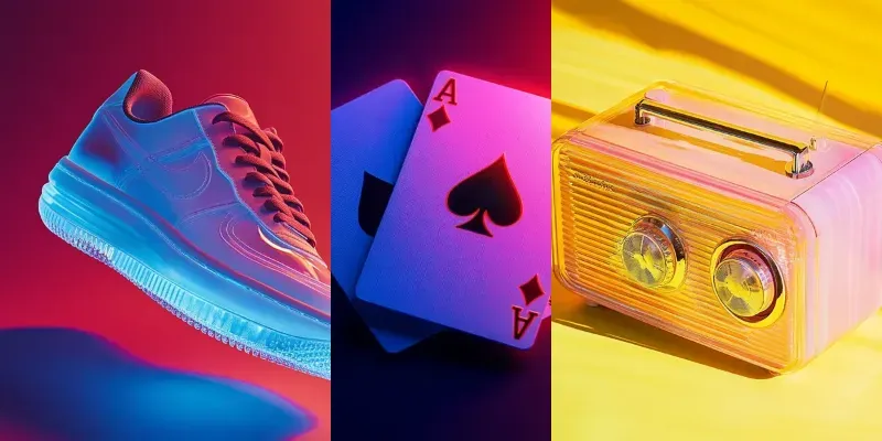 Gradient Background Product Shots generated by undefined