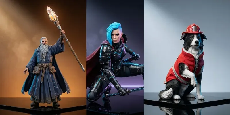 Premium Hot Toys Style Figure Studio generated by undefined