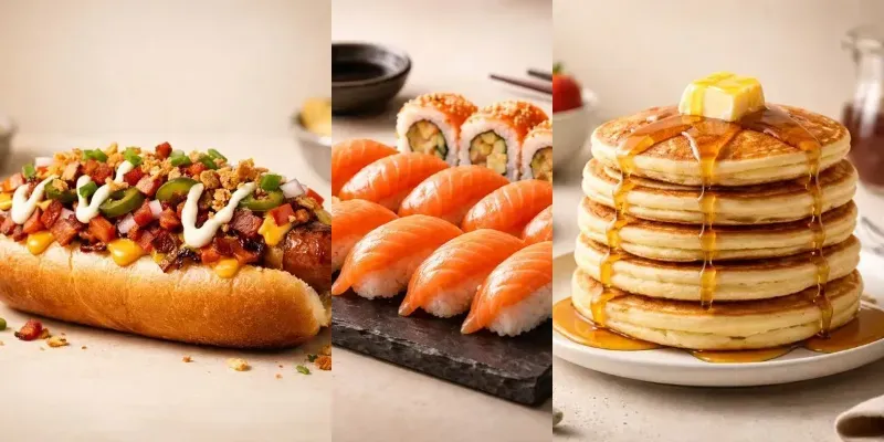 Minimal Fast Food Ad Aesthetic Shots generated by undefined