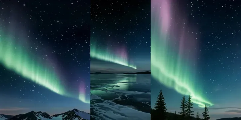 Aurora Sky Timelapse Brolls generated by undefined