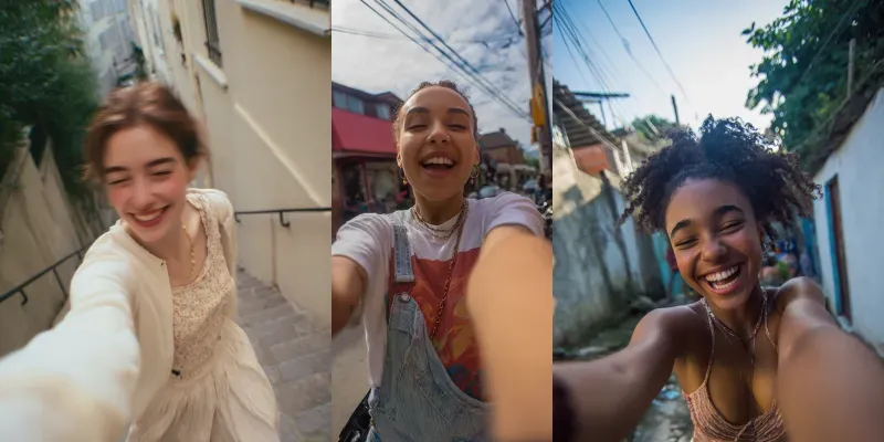 Urban Teen Pov Selfies generated by undefined