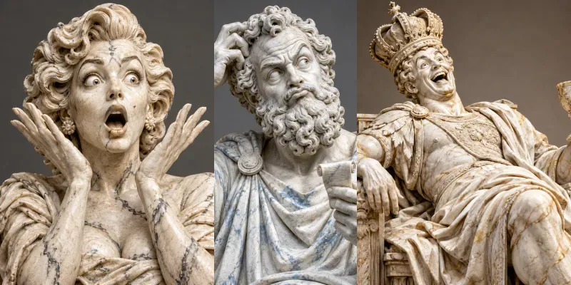 Marble Meme Masterpieces