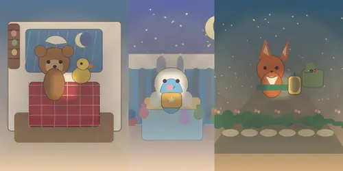 Cozy Animal Storybook Art generated by chatgpt-image