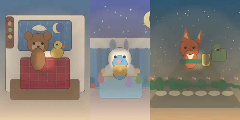 Cozy Animal Storybook Art generated by undefined