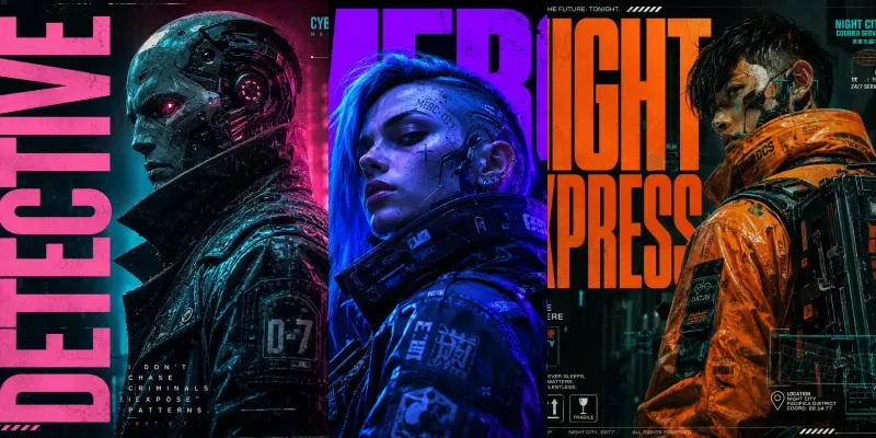 Cyberpunk Legends Poster Generator generated by undefined