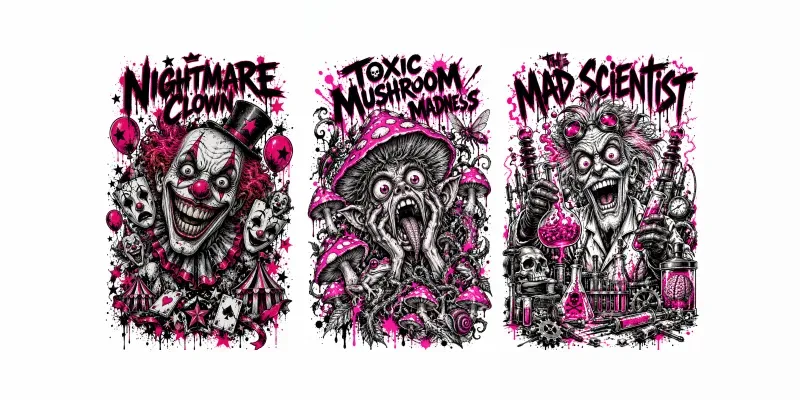 Graffiti Horror Portraits