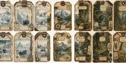 Vintage Wilderness Tag Collections generated by chatgpt-image