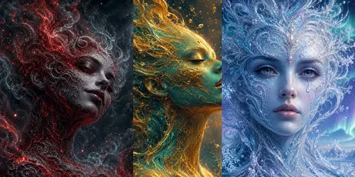 Souls Spun From Elements generated by chatgpt-image