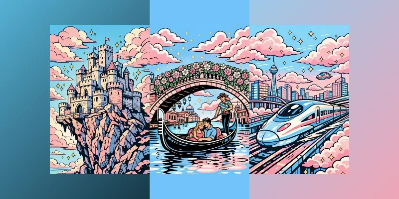 Pastel Pop Dreamscapes generated by undefined