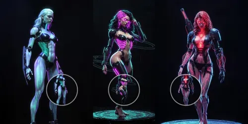 Cybernetic Void Reaper Videos generated by grok-video