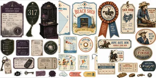 Printable Hobby Ephemera generated by chatgpt-image