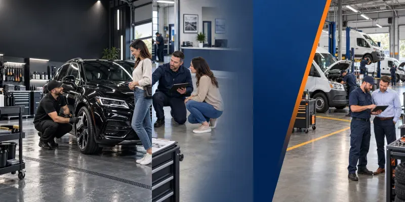 Automotive Service Ad Visuals generated by undefined