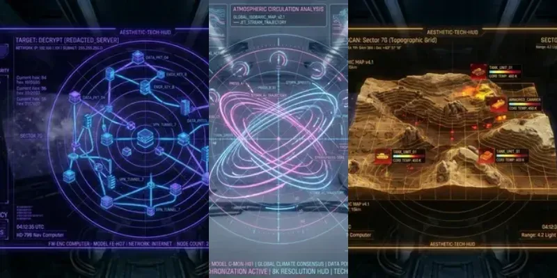 Gpt Scifi Hud Ui Elements generated by undefined