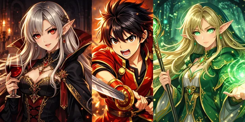 Anime Character Generator generated by undefined
