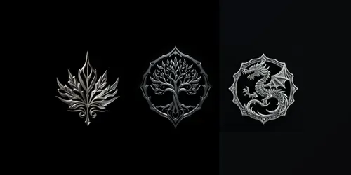 Emblem Logo Design Templates generated by flux