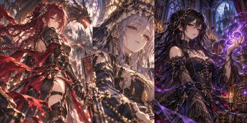 Classic Fantasy Anime Girls