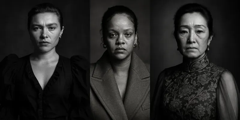 Timeless Editorial Portraits generated by undefined