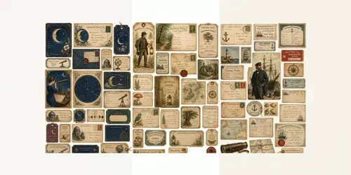 Vintage Storybook Ephemera Kits generated by chatgpt-image