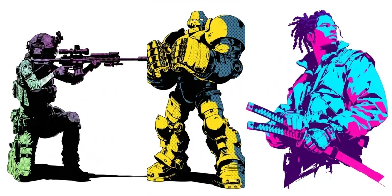 2tone Vector Apparel Graphics