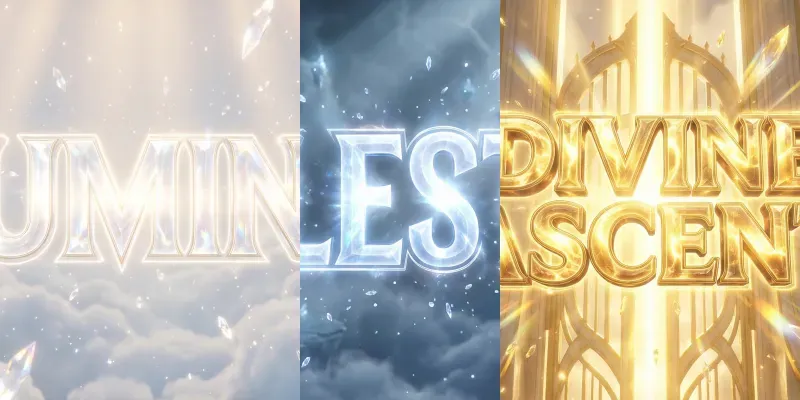 Holy Light Fantasy Logo Generator generated by undefined
