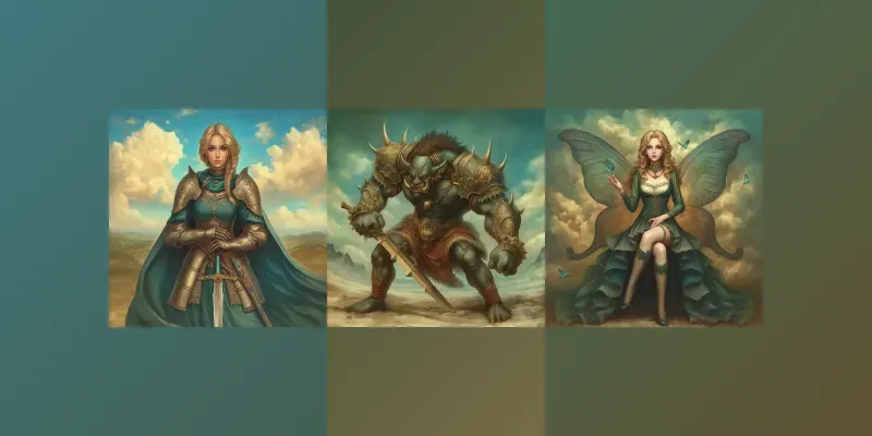 Epic Character Designs For Gaming generated by undefined