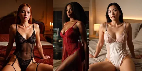 Vj7 Lingerie Commercials generated by grok-video