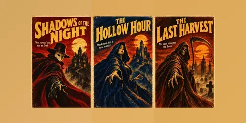 Vintage Halloween Horror Posters generated by chatgpt-image